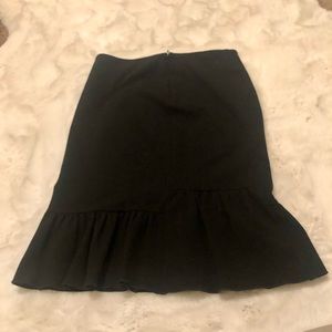 VINTAGE DVF UNEVEN RUFFLE SKIRT SZ 10